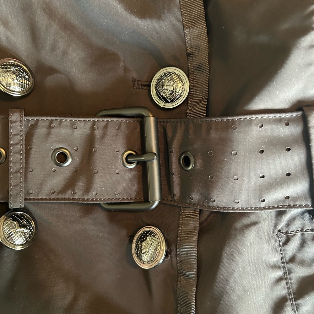 Ferrari Black Trench Coat - Picture 12 of 14